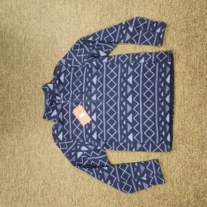 The North Face Men's Gordon Lyons 1/4 Zip, Black Print, M